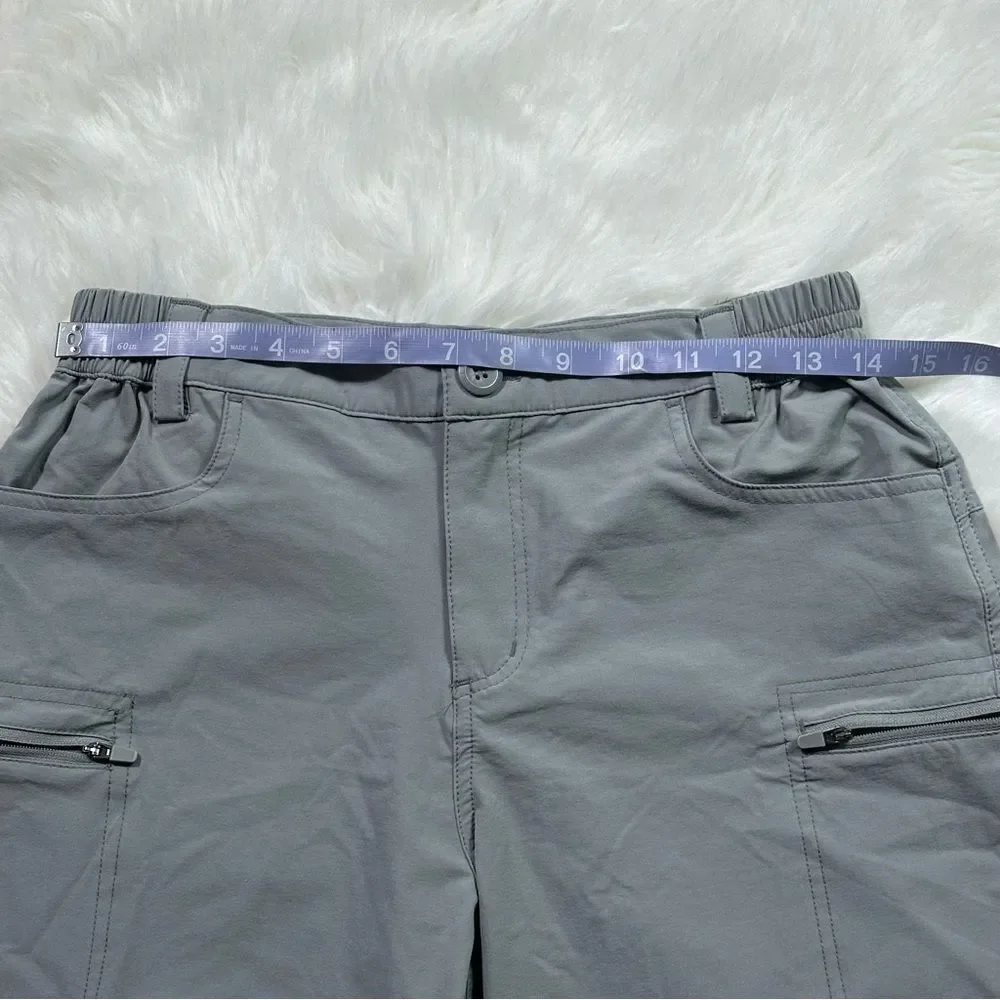 Women's Gray and Tan Shorts